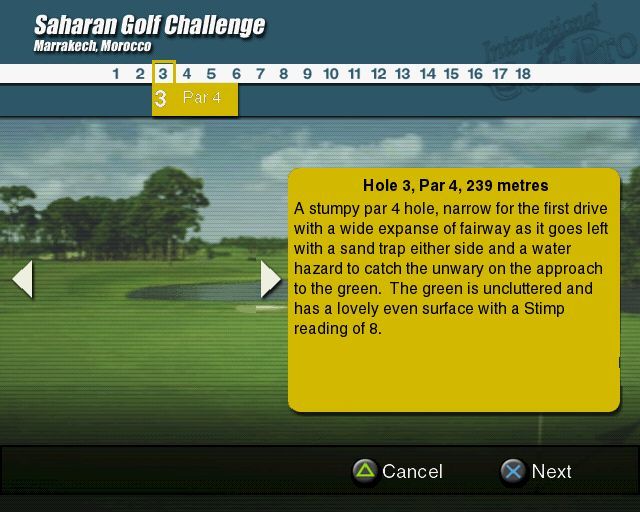 International Golf Pro screenshot 5 for Playstation 2